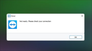 Team Viewer - Not Ready. Please Check Your Internet Connection Issue - Windows 11/10/8 /7 - 2023