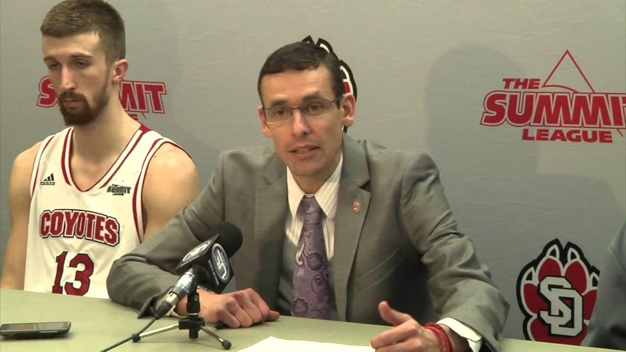 coyotes don edwards MBB: NDSU at South Dakota Post-game