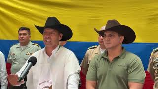 Rueda de Prensa MinDefensa, Pedro Sanchez en Yopal