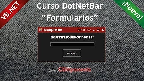 Formularios DotNetBar | Curso DotNetBar VB.Net #1 | Kevin Figueroa