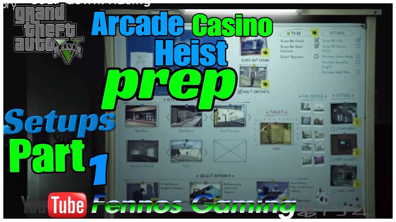 GTA v Arcade / Casino Heist Prep setups part 1 YouTube