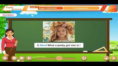 Ch 15 | Interjections | Grammar | Class 04 |  For children