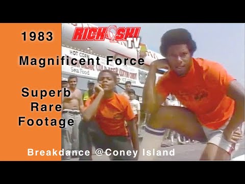 1983 Magnificent Force Superb Rare Footage Coney Island Breakdance