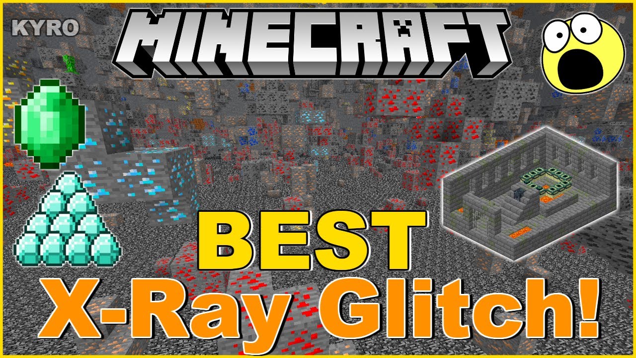 Minecraft|New X-RAY Vision Glitch! 1.14/1.15 |Console Edition| - YouTube