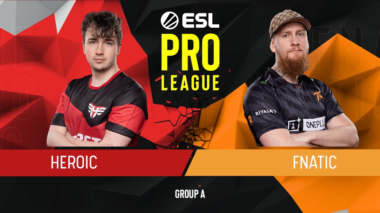 CS:GO - Fnatic vs. Heroic [Mirage] Map 2 - Group A - ESL Pro League Season 9