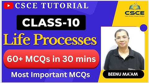 Class 10 Life Processes MCQ || Class 10 science life process MCQ || Class 10 science important mcq