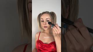 Harley Quinn 🩵🩷 #makeup #face #halloween #trending
