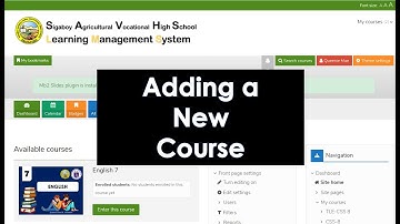 Adding a New Course in LMS (Tutorial)