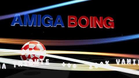AMIGA BOING "Intro" – Retro-Futuristic Browser Demo at 60 FPS