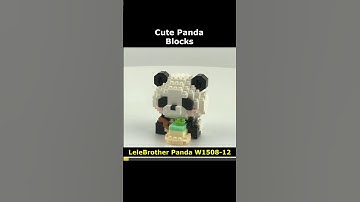 Panda W1508-12 Mini Blocks Preview #lego #brick #miniblock #nanoblock #block