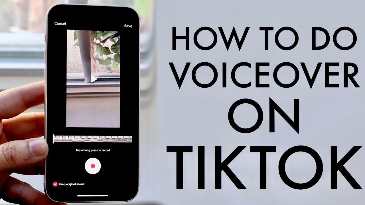 How To Voiceover On TikTok! (2021) YouTube