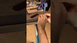 How to Install a Jack plate on a Guitar Body #luthier #guitar #guitarbuild #guitarbuilder