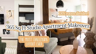 See How This Small Studio Apartment Got a Glam Makeover