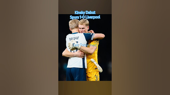 Spurs 1-0 Liverpool Antonin Kinsky Debut | Tottenham Hotspur Stadium Carabao Cup Semi-Final | COYS