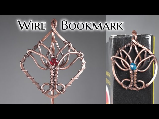 Wire Wrapped Bookmark Tutorial: Diy Lotus Flower: Beginner Wire