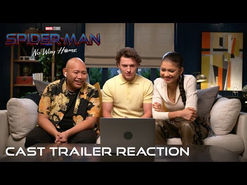 Spider-Man: No Way Home – Cast Trailer Reaction