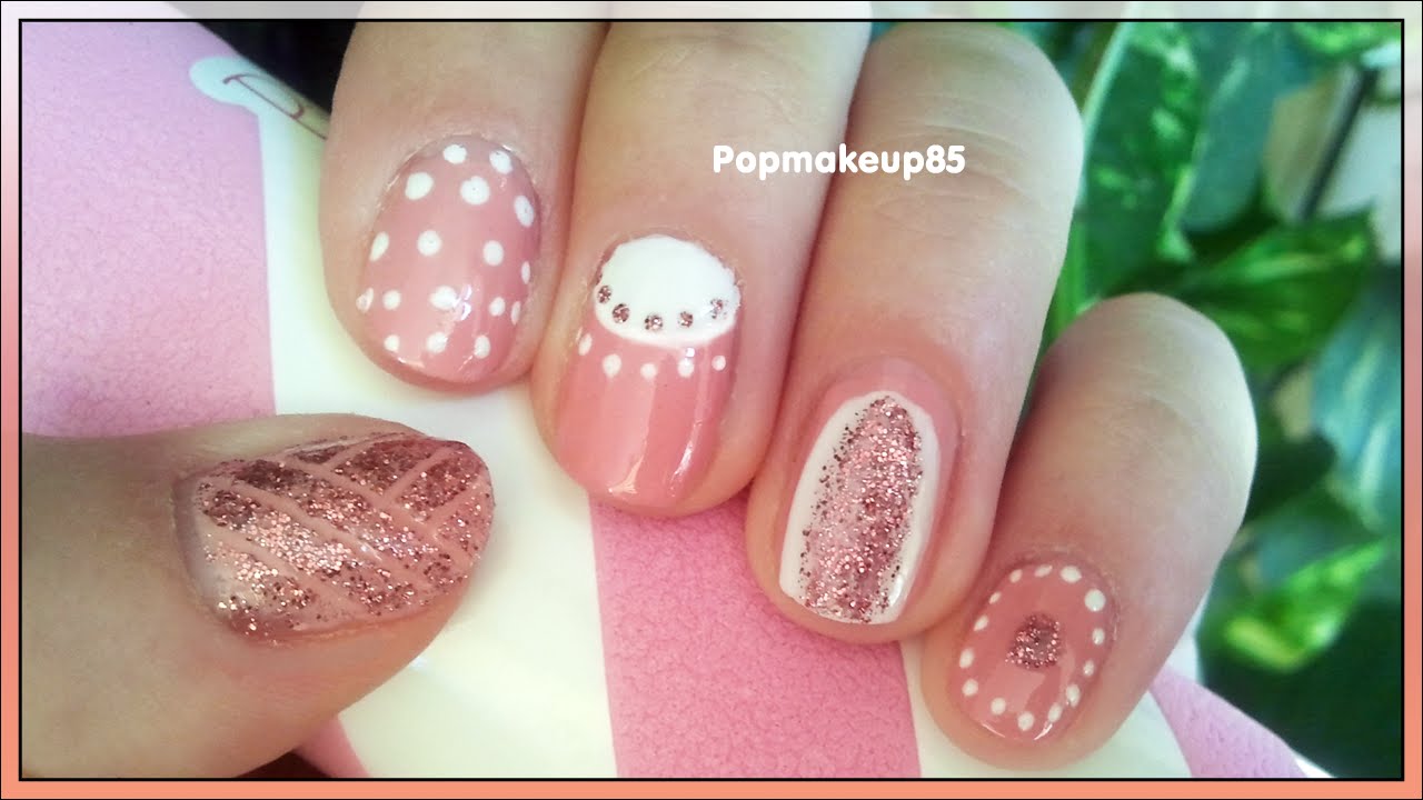 nail art semplice ma d effetto anche per unghie corte youtube