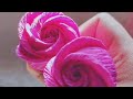 Different techniques for Rose bud Tutorial/Bunga Ros Gemuk/Spin Ros/Twisted Rose using Crepe Paper