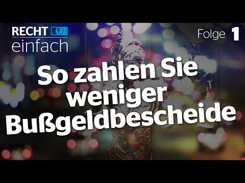 Video: So Zahlen Sie Eine Verkehrsstrafe