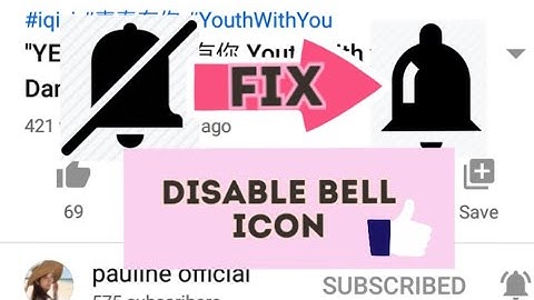 How to Fix Bell Disable | Youtube Bell Icon Not Working  | vlogg009