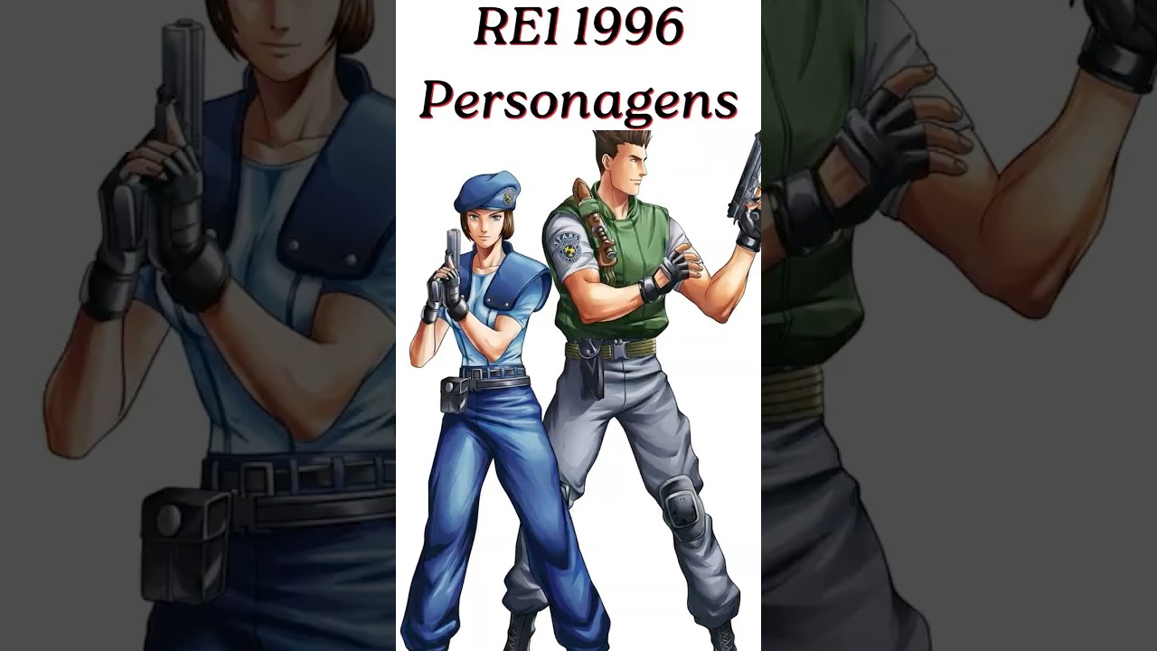 ROUGE&BLUE” BURNSIDE 1996-2020 AGED 23年 Resident Evil 1 1996 introdução dos personagens em 4K. #games #4k