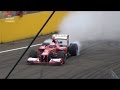 Sebastian Vettel HUNGARORING 2015 FERRARI RACING DAYS FULL SHOW BURNOUT V8