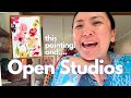 Come have a sneak peek at my Open Studios set up & Paint some Still Life Flowers
