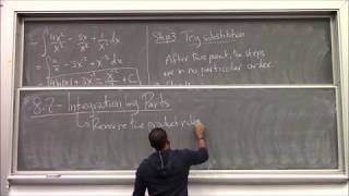 Math 212 GH Lecture 1 - Integration by Parts & Tabular Integration (after examples from last class)