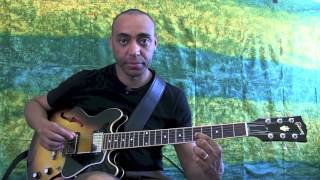 Guitar Tutorial 22 Minor triad exercise using two strings