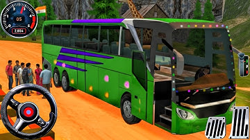 Real Bus Simulator 2025 - Wilderness Route Driving - Bus Game Android Gameplay