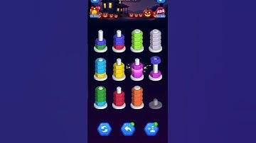 NutSort Level 58 #NutSort #Satisfying #Relaxing #PuzzleGame #MobileGame #Shorts #OddlySatisfying