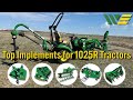 Top implements for john deere 1025r tractors