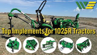 top implements for john deere 1025r tractors