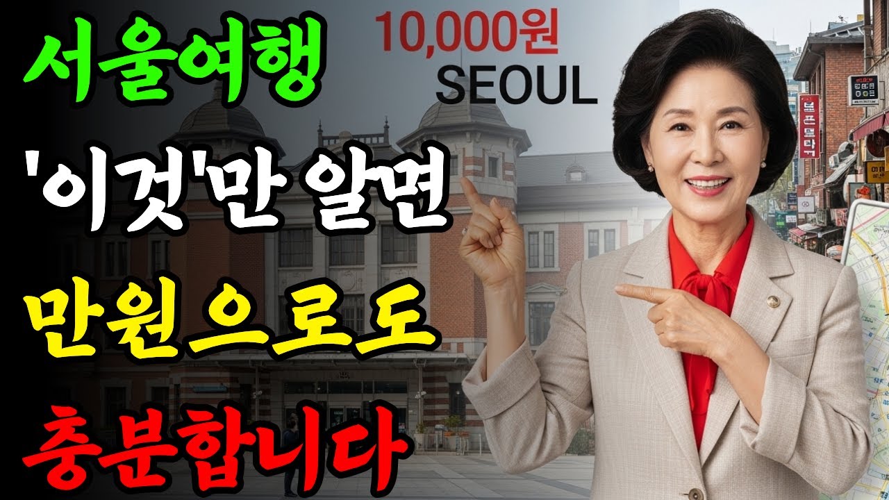 고물가 시대 만원 서울여행, 시니어 추천 가성비 코스 네 곳