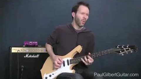 Rock Guitar Lesson: Paul Gilbert Teaches a Neal Sc...