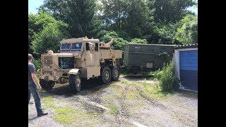 Scammell Explorer  Pulling out Army boxes