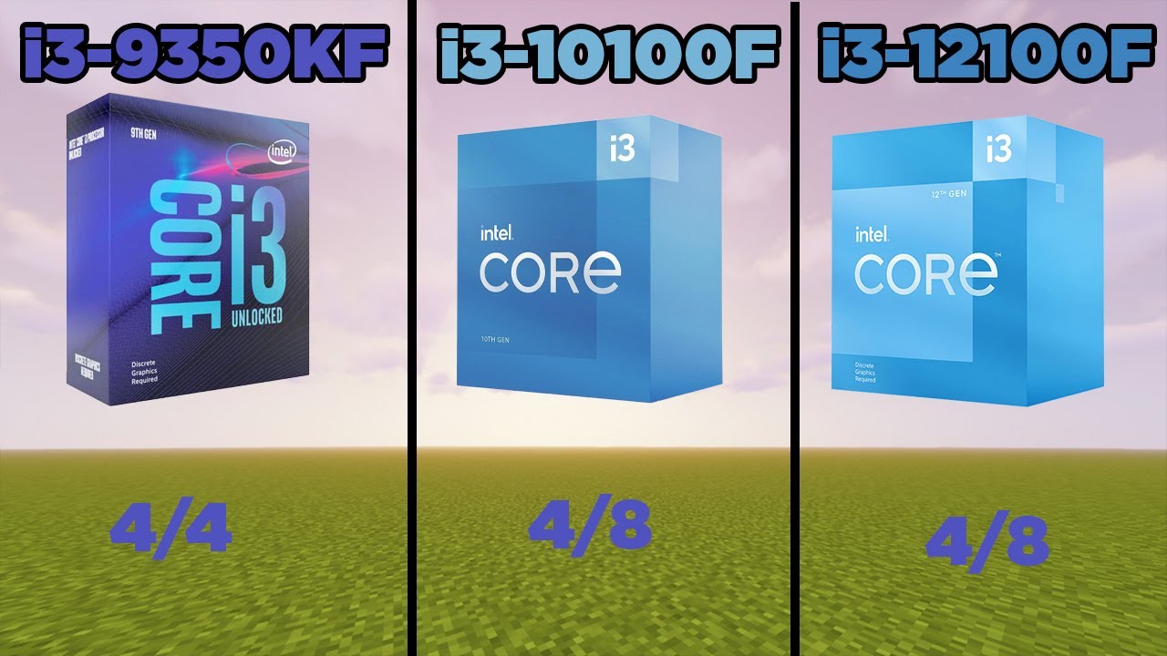 Top 3 Budget Processor from Intel i39350KF / i310100F / i312100F