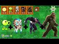 Moon Lord + Venom + KingKong + Godzilla - Plants vs Zombies Fusion Animation 🐲 Pikagon Gaming