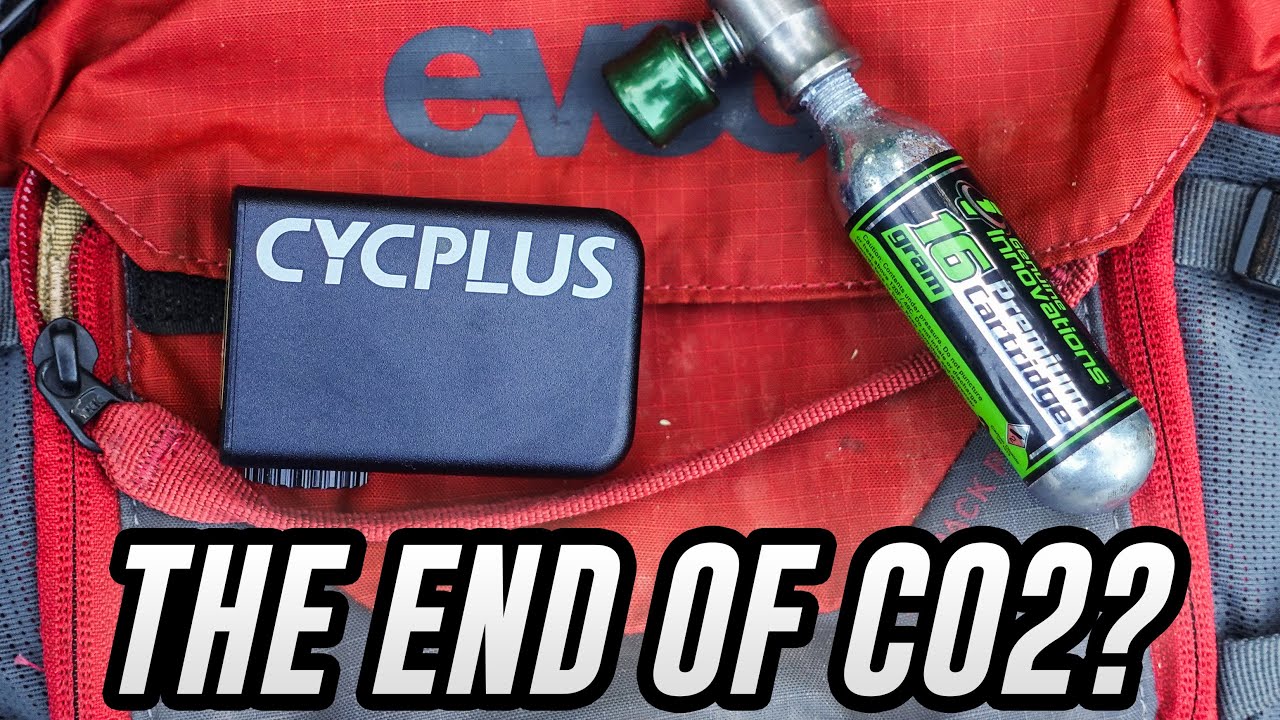 CYCPLUS CUBE Review / AWESOME Alternative to CO2 to INFLATE Bike