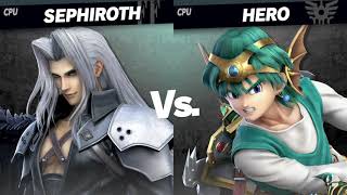 SSBU - What if Hero (Solo) and Sephiroth were English Dubbed...