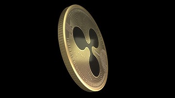 Ripple vs Bitcoin 3d model 360 render