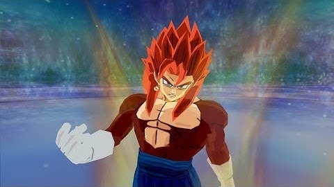 SSJ4 Vegito VS Gogeta Super Saiyan 4 (Dragon Ball Z Tenkaichi 3 fusion mod)