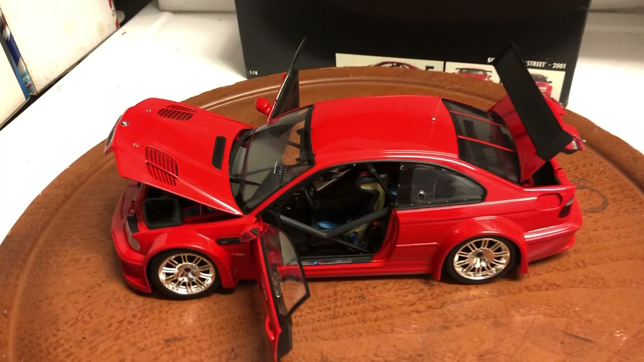 2001 BMW E46 M3 GTR Street Race Version by Minichamps 1/18 diecast