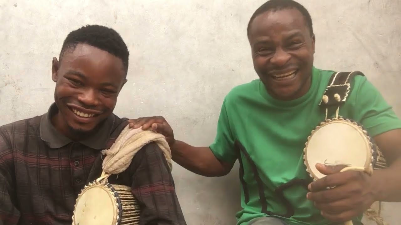 Talking Drum Class With My Colleague 