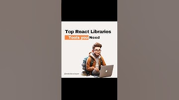 Top React libraries tool #react #js #webdevelopment #web #library #tools #shorts #yt #ytshort