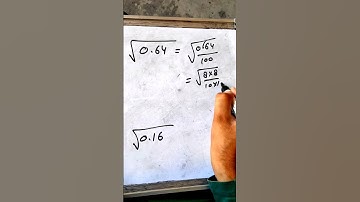 How to solve a square root problem with decimal | Learn mathematics