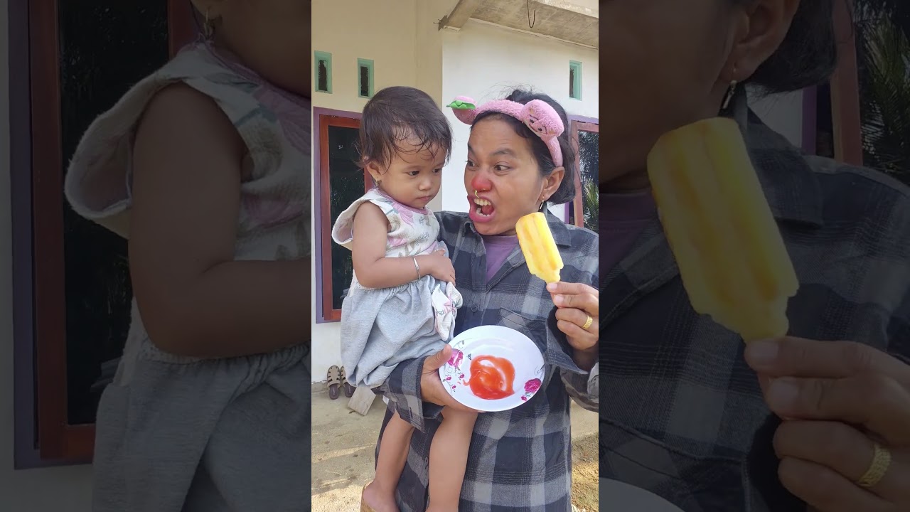 heii kok sausnya gak terasa pedasss🥵😱 #shorts #lucu #mukbang
