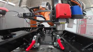 UK laser scanner powered through robot