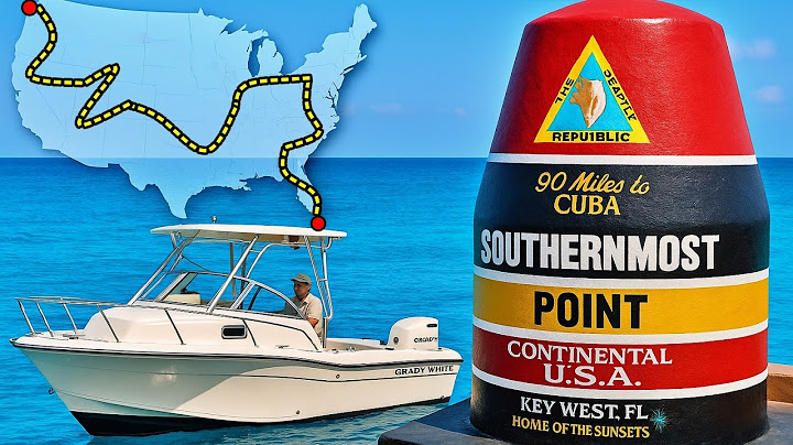 5,000-Mile Boat Trip Starts at the Southernmost Point in the USA! - [Cross Country Trip EP. 1]