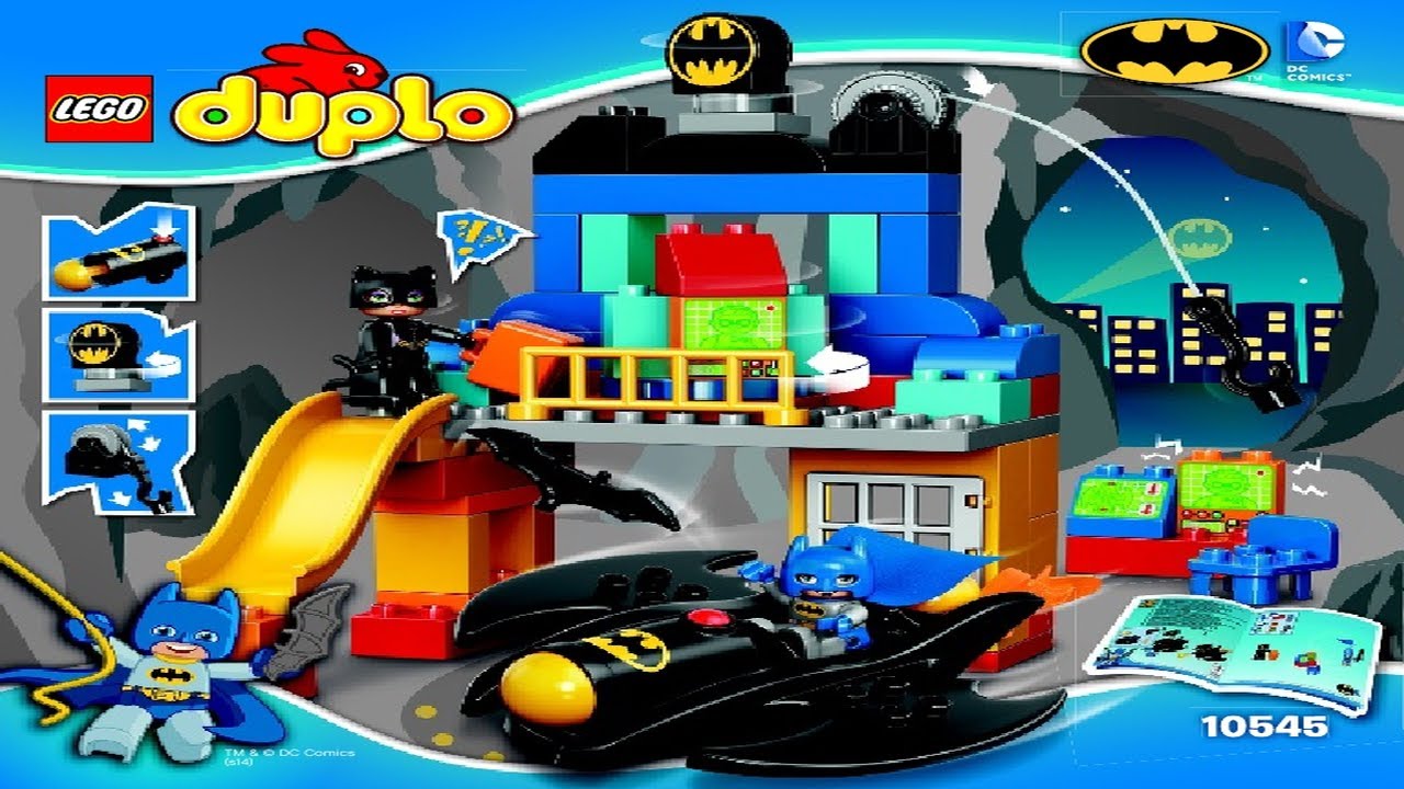 LEGO instructions - DUPLO - Batman - 10545 - Batcave Adventure - YouTube